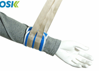 Blue Patient Restraint Straps , Hands / Feet Soft Limb Restraint Velcro Design
